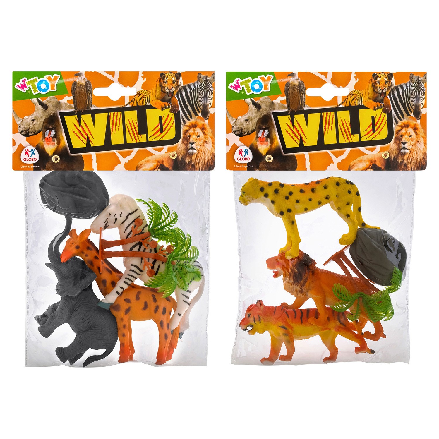 GLOBO ANIMALI ZOO 3PZ-39586