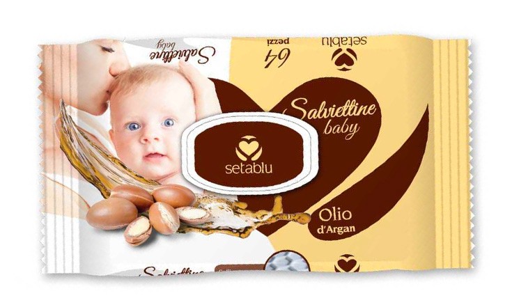Setablu Salviette Bb Arg 72pz