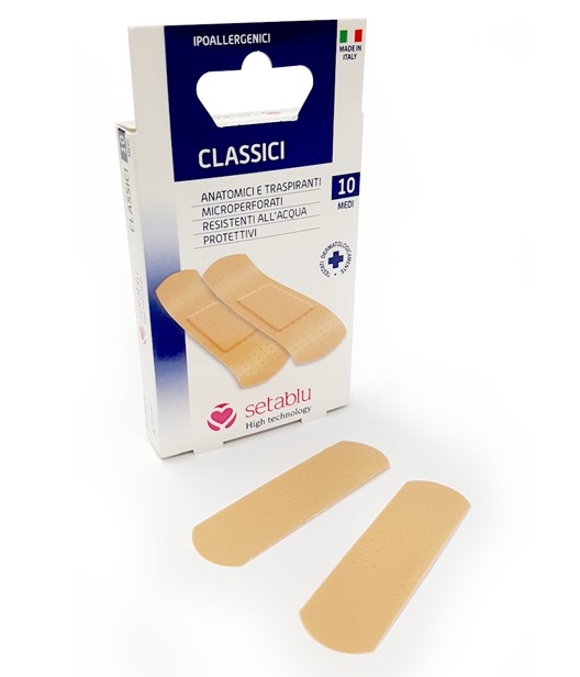 SETA BLU - CEROTTI ANATOMICI MEDI 10 PEZZI