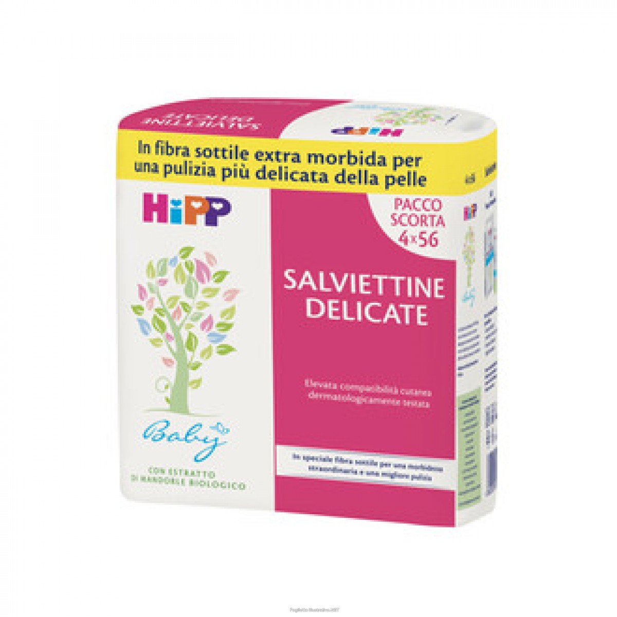 Hipp Salviettine Del Mult4x56p