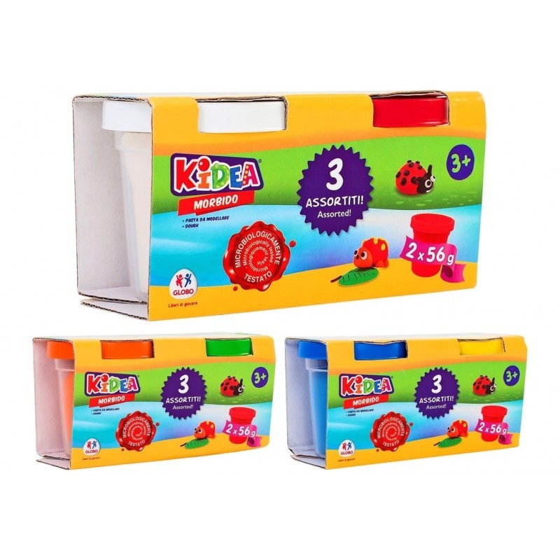 GLOBO Morbido Pasta modellabile MORBIDOUGH 2 Vasetti 56g