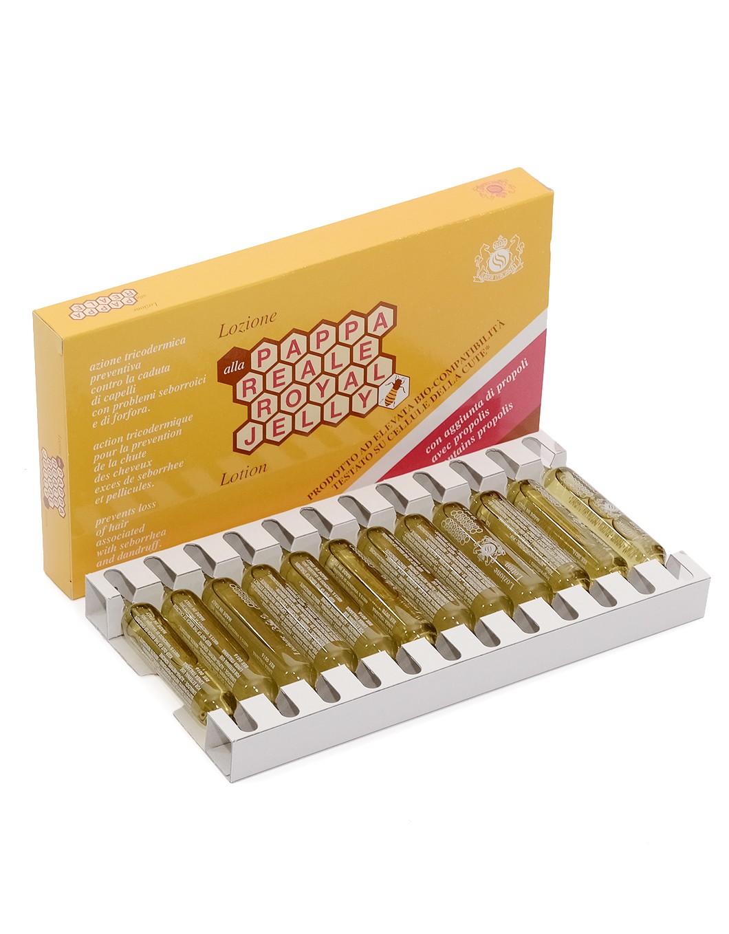 Lozione anticaduta alla Pappa Reale Royal Jelly Linea Italiana