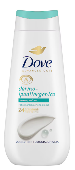 DOVE - DOCCHIASCHIUMA DERMO IPOALLERGENICO