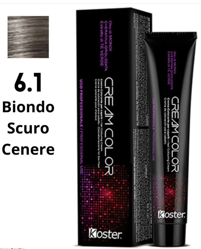 KOSTER CREAM COLOR BIONDO SCURO CENERE 6,1-100ml