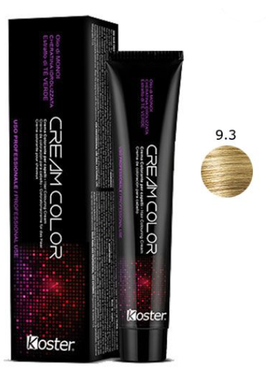 KOSTER CREAM COLOR BIONDO CHIARISSIMO DORATO 9.3 -100ML