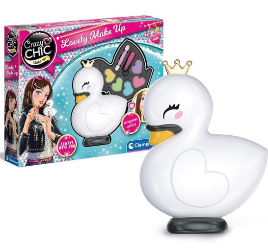CLEMENTONI CRAZY CHIC TROUSSE COFANETTO CIGNO 18632