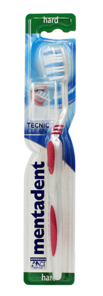 MENTADENT SPAZZOLINO DENTI TECNIC 3 FORTE + COPRISETOLE