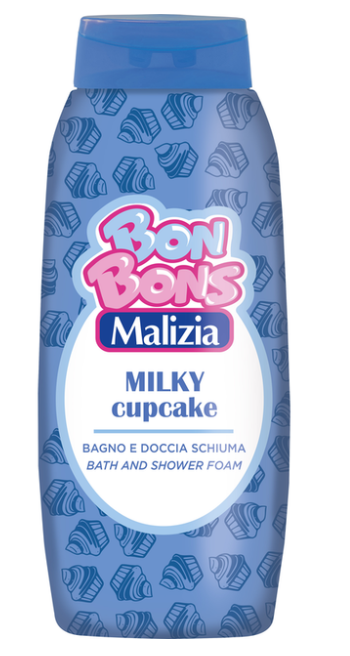 MALIZIA BON BONS BAGNO e DOCCIASCHIUMA MILKY CUPCAKE 500 ML