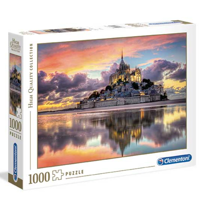CLEMENTONI - Puzzle 1000 Le Magnifique Mont Saint Michel