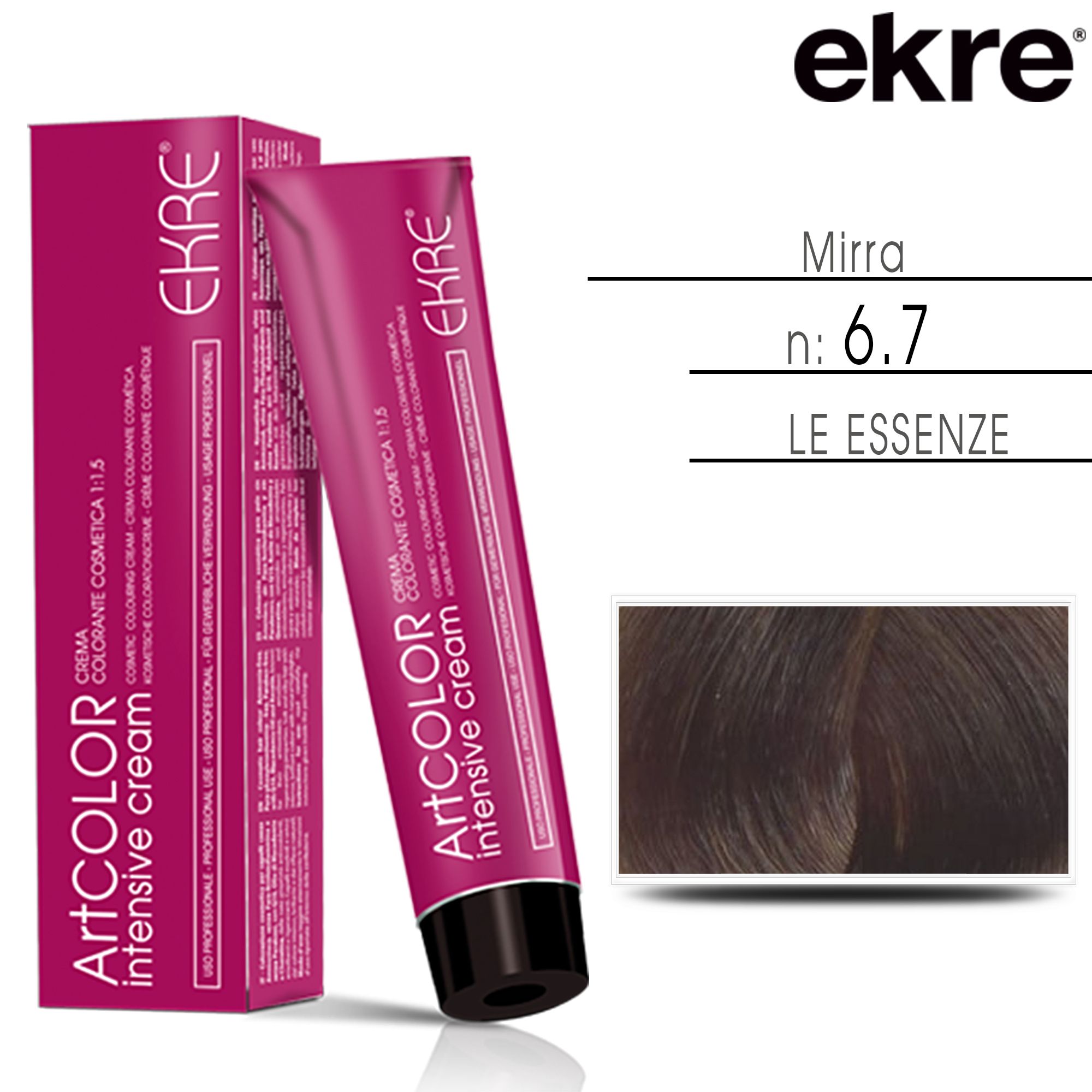 EKRE LightKrome Colorazione Tono su Tono 6,7 -mirra- 100ml