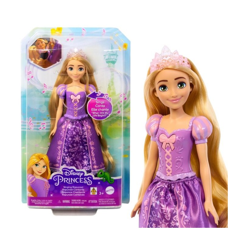DISNEY PRINCESS - RAPUNZEL , Bambola Cantante