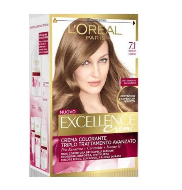 L'OREAL EXCELLENCE CREME N.7.1 BIONDO CENERE