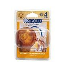 UNIFAMILY - TETTARELLA IN SILICONE CON FORO REGOLABILE 4M+