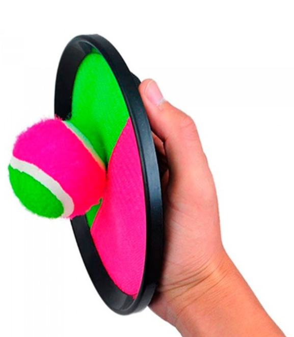 GLOBO TAMBURELLO VELCRO 2PZ 18.5CM. C/PALLINA