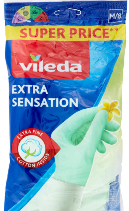 Vileda Guanti Extra Sensation M/8