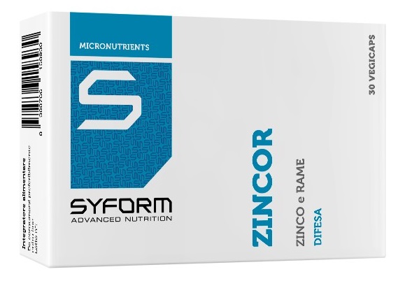 syform srl zincor integratore 30vcps