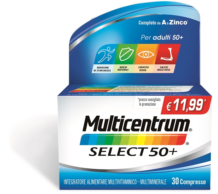 GLAXOSMITHKLINE C.HEALTH.Srl Multicentrum select 30 compresse promo