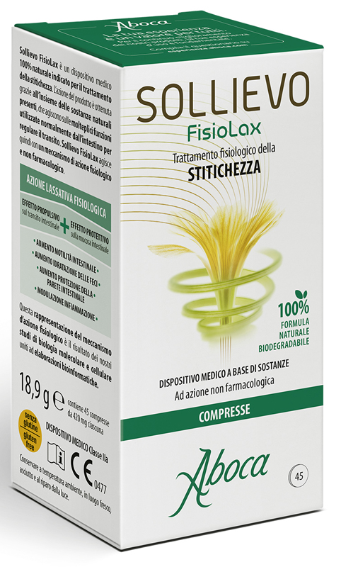 Sollievo Fisiolax Integratore per il trattamento della stitichezza 45 compresse