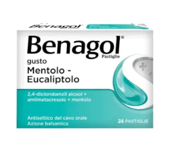 Benagol 24past Mentolo Eucalipto